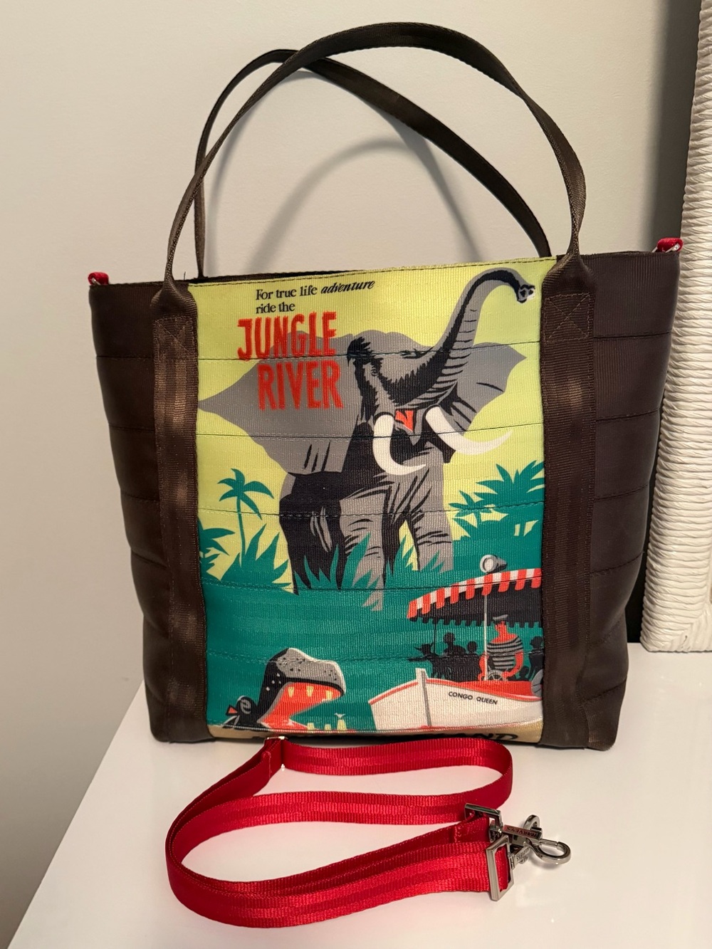 Harveys x Disneyland 60th Anniversary Jungle River Poster Tote